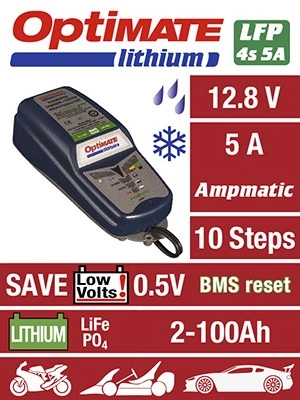 705-112  Optimate Lityum 5A Akü Şarj Cihazı