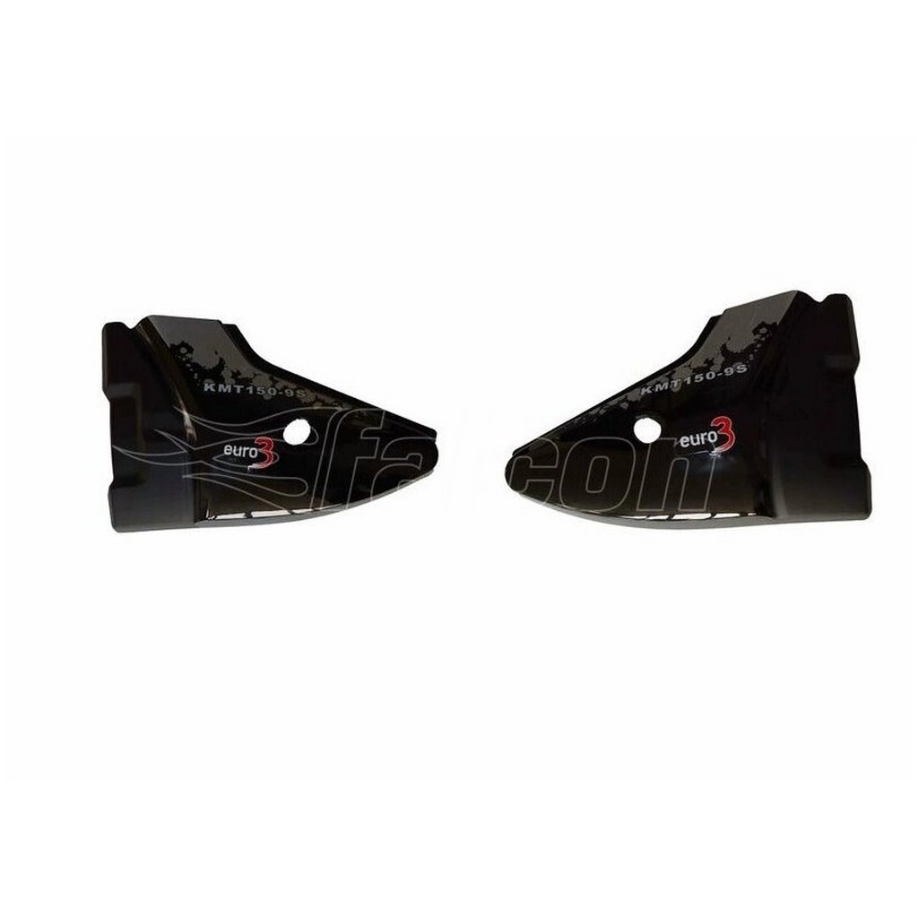 FALCON WONDER KMT150-9S YAN KAPAK SAĞ SOL TAKIM SİYAH #09S-23-18STK