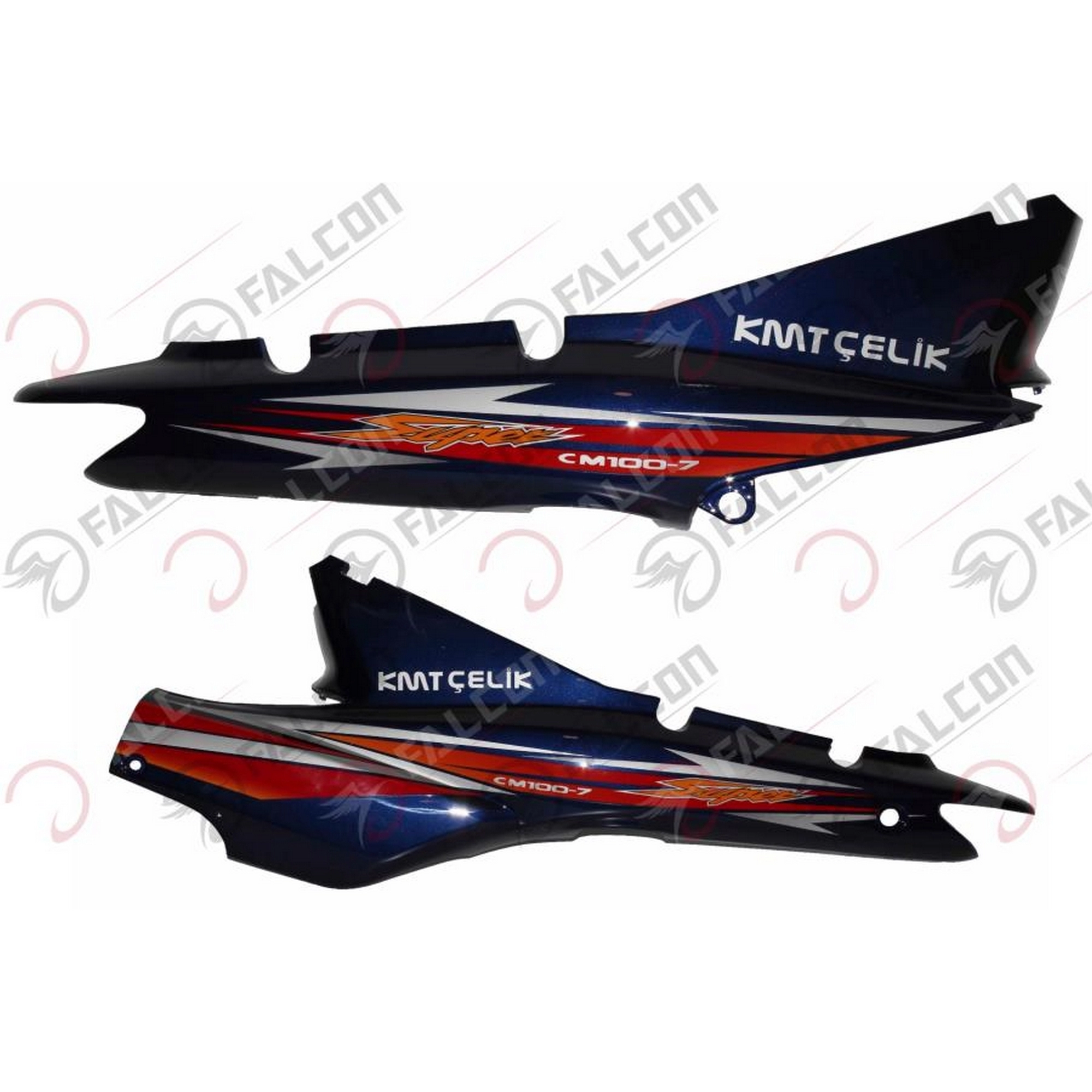 FALCON KMT CELIK 100 ARKA KARENAJ SAĞ SOL MAVİ TAKIM #10C-23-10MTK
