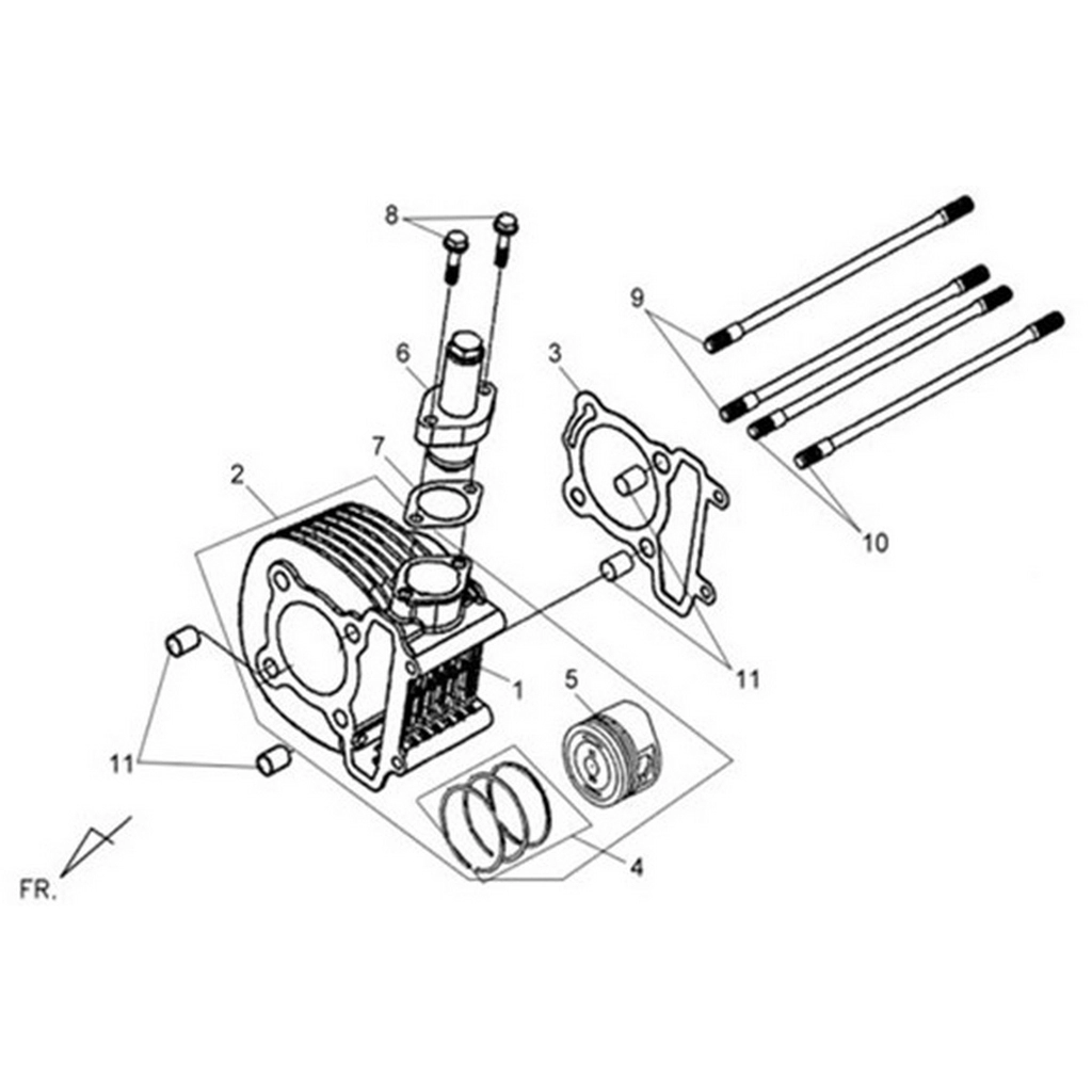SYM Crox 125 SİLİNDİR SET