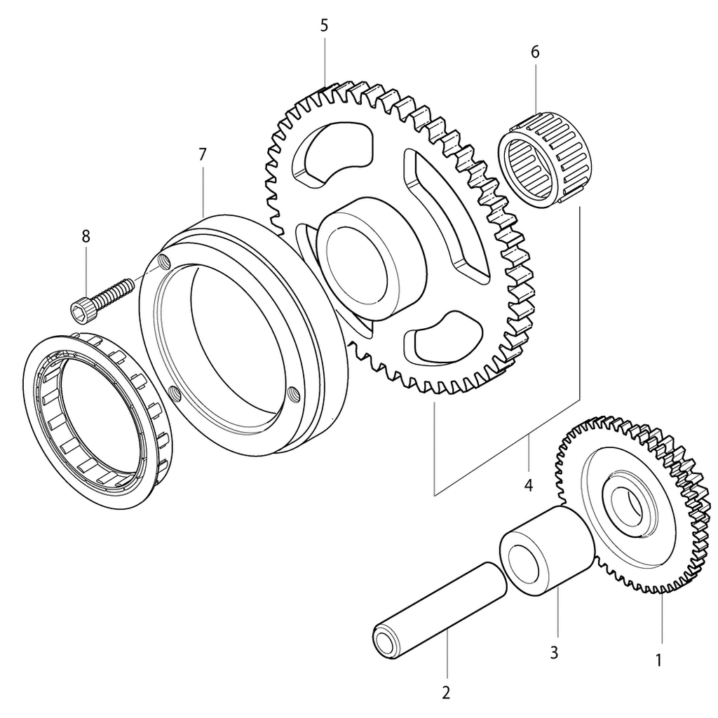 HYOSUNG RT 125 İLK HAREKET DİŞLİSİ
