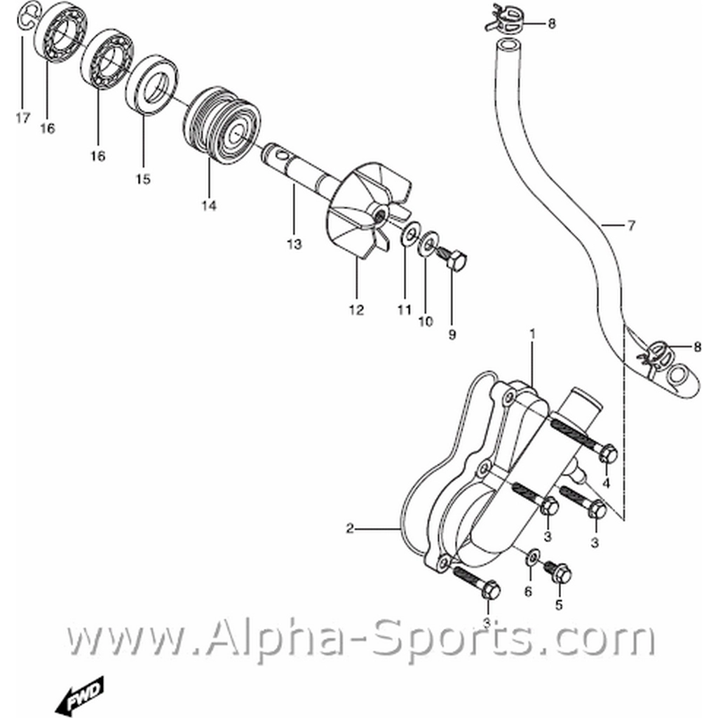 HYOSUNG Atv 450 SU POMPA KAPAK ORİNGİ