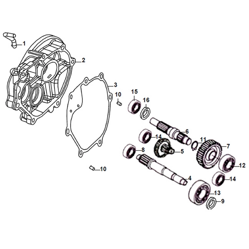SYM Allo 125 AKS DİŞLİSİ 43T