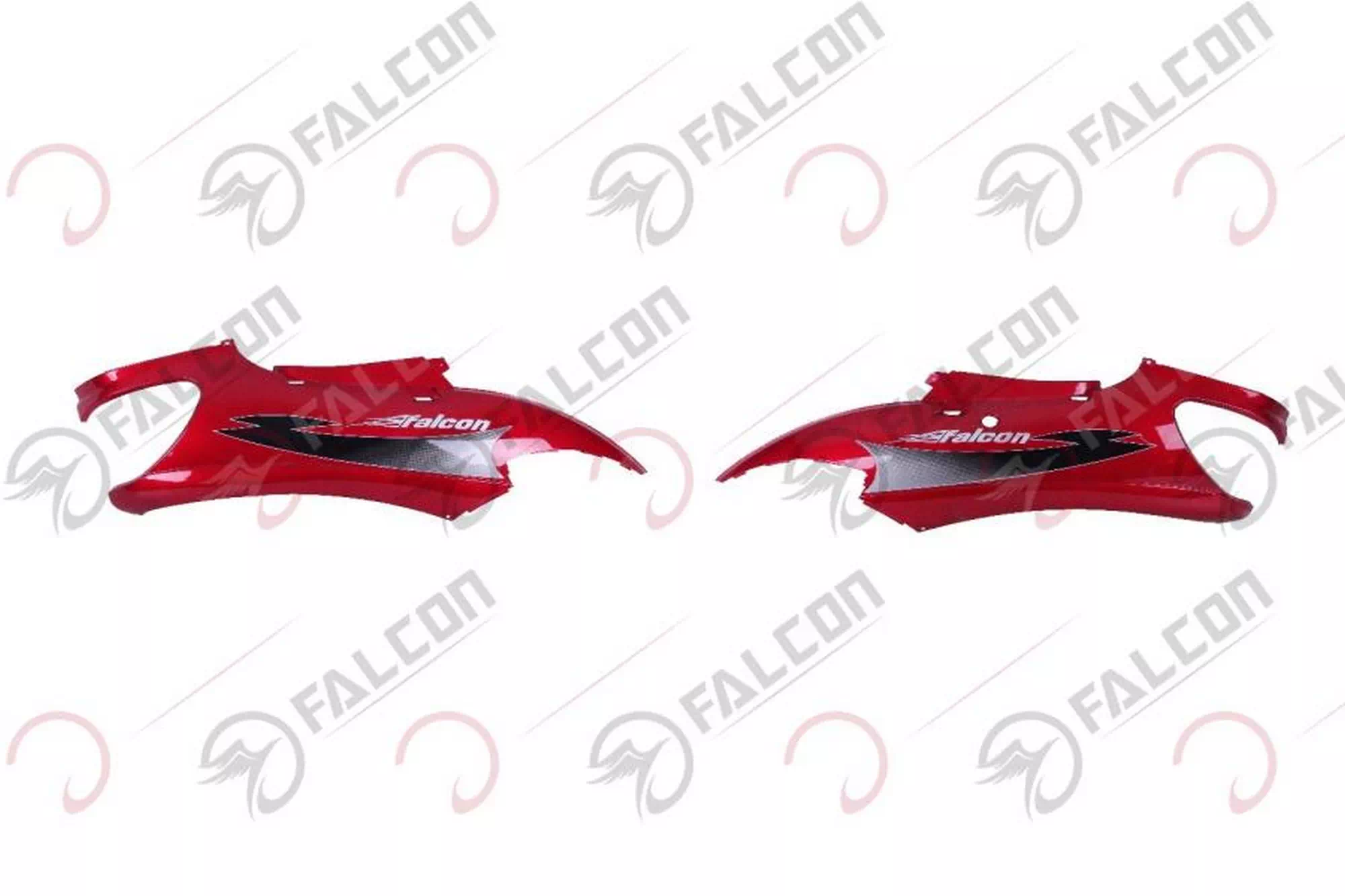 FALCON ANGEL 500W ARKA KARENAJ SAĞ SOL KIRMIZI TAKIM #500E-23-08KTK