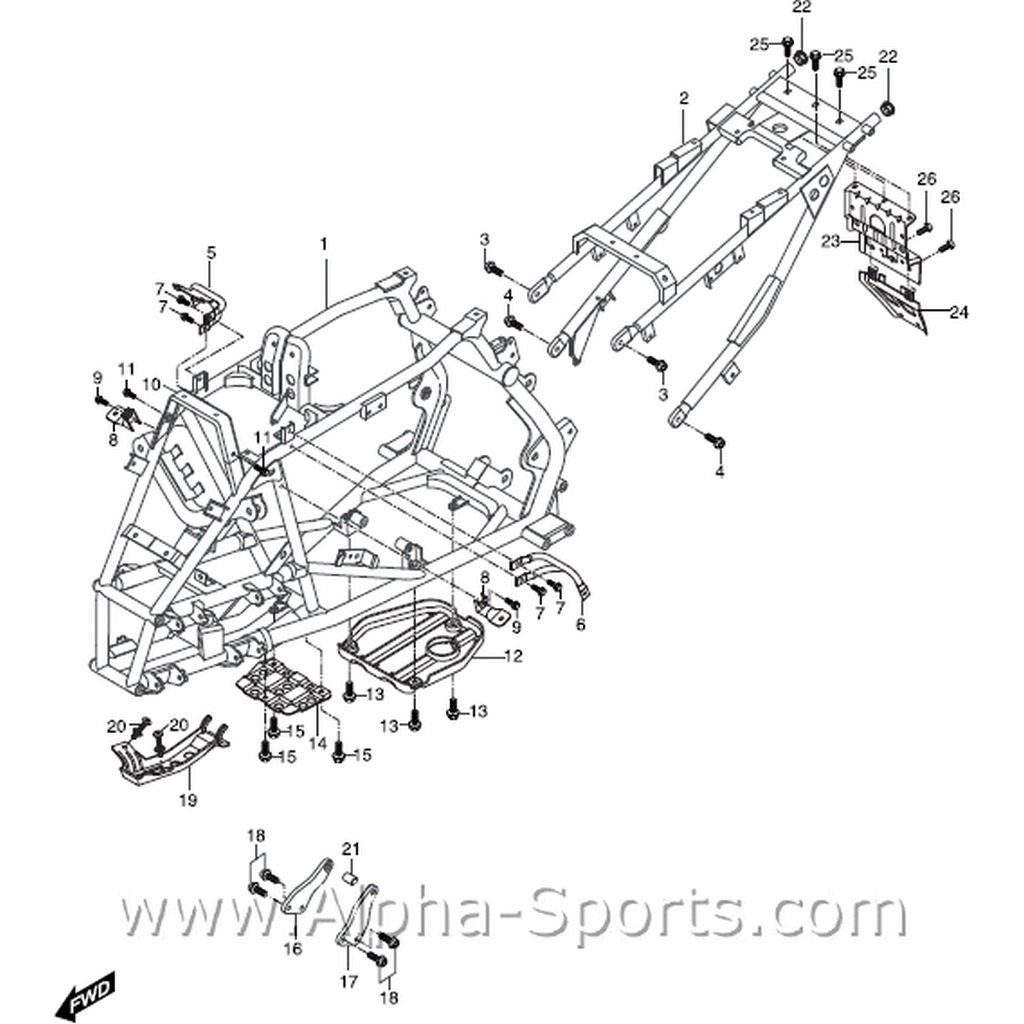 HYOSUNG Atv 450 ÇAMURLUK ÜST SAC SOL