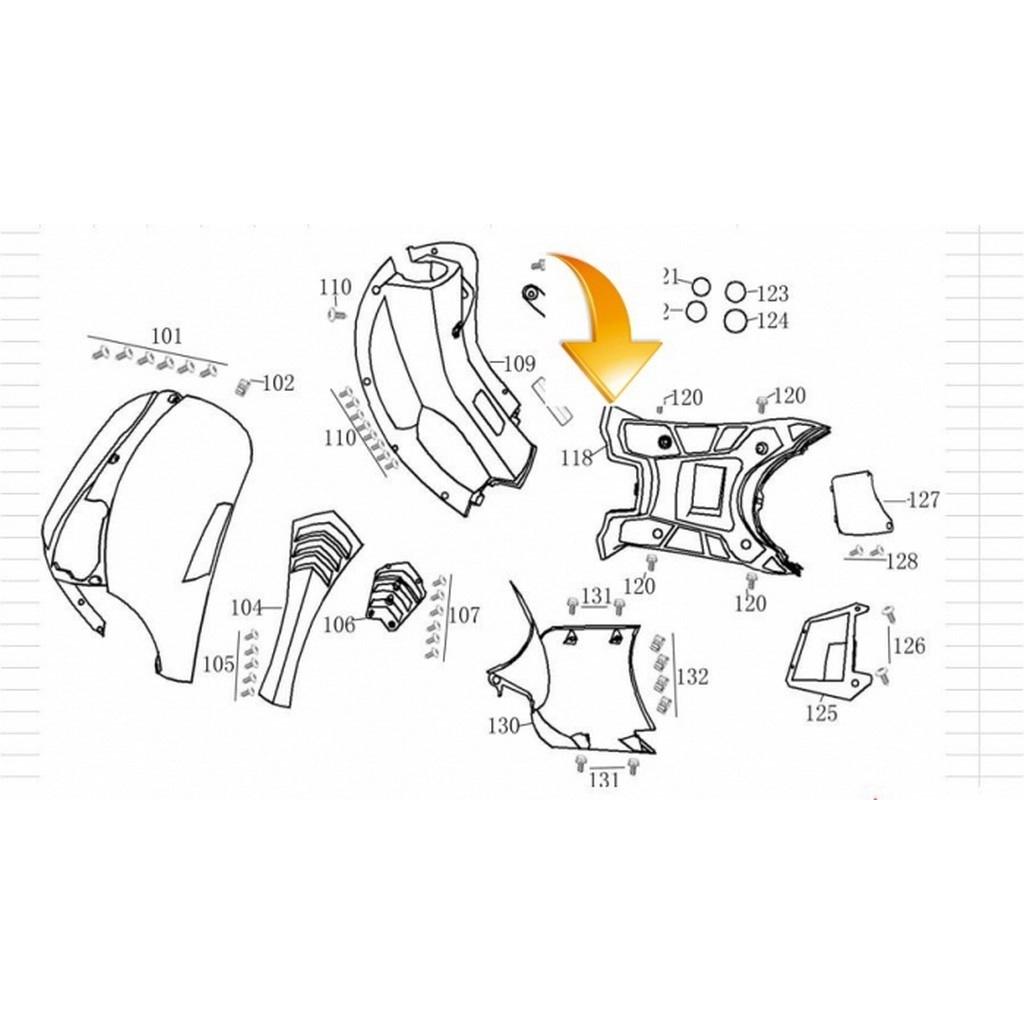 MOTORAN ALLEGRO ALT PANEL KAHVERENGİ