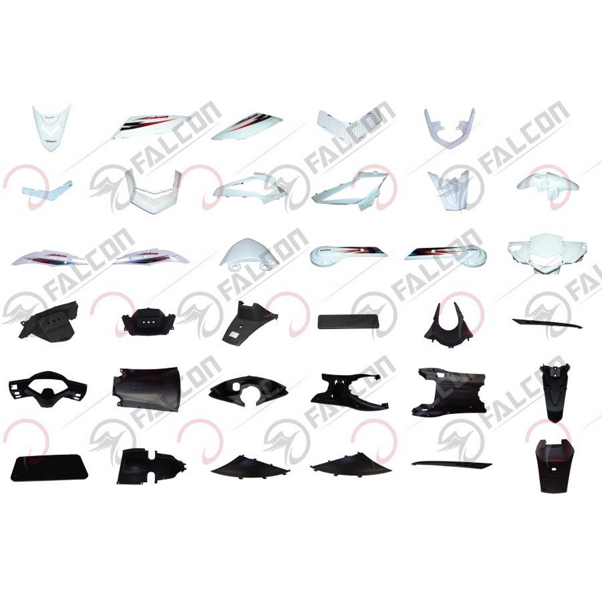 FALCON ACTIVE 1200W KAPORTA SETİ TAKIM 35 PARÇA BEYAZ #ACT-16-25B