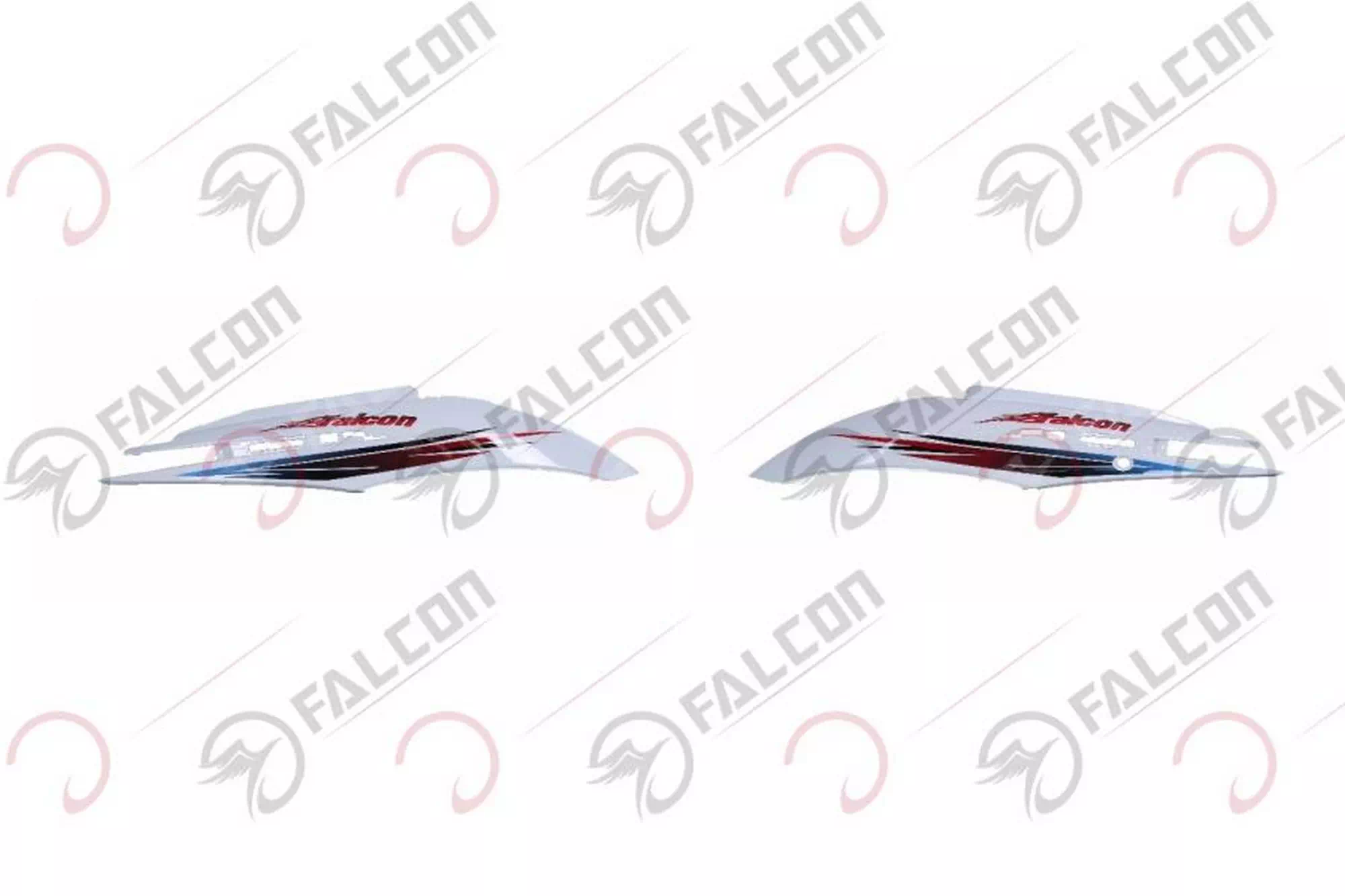 FALCON ACTIVE 1200W ARKA KARENAJ SAĞ SOL BEYAZ TAKIM #ACT-23-09BTK