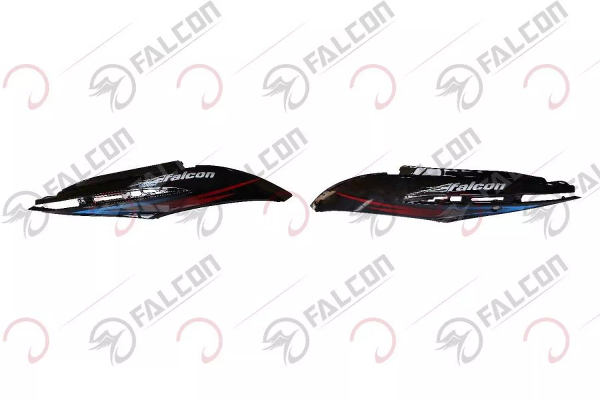 FALCON ACTIVE 1200W ARKA KARENAJ SAĞ SOL SİYAH TAKIM #ACT-23-09STK