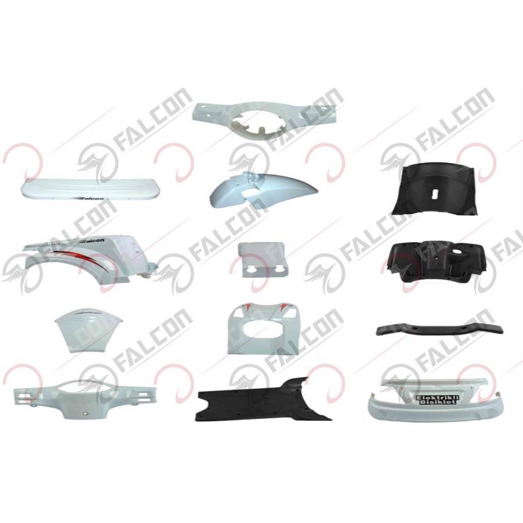 FALCON ASSISTANT 2500 XL KAPORTA SETİ TAKIM 13 PARÇA BEYAZ #ASTXL-16-15B