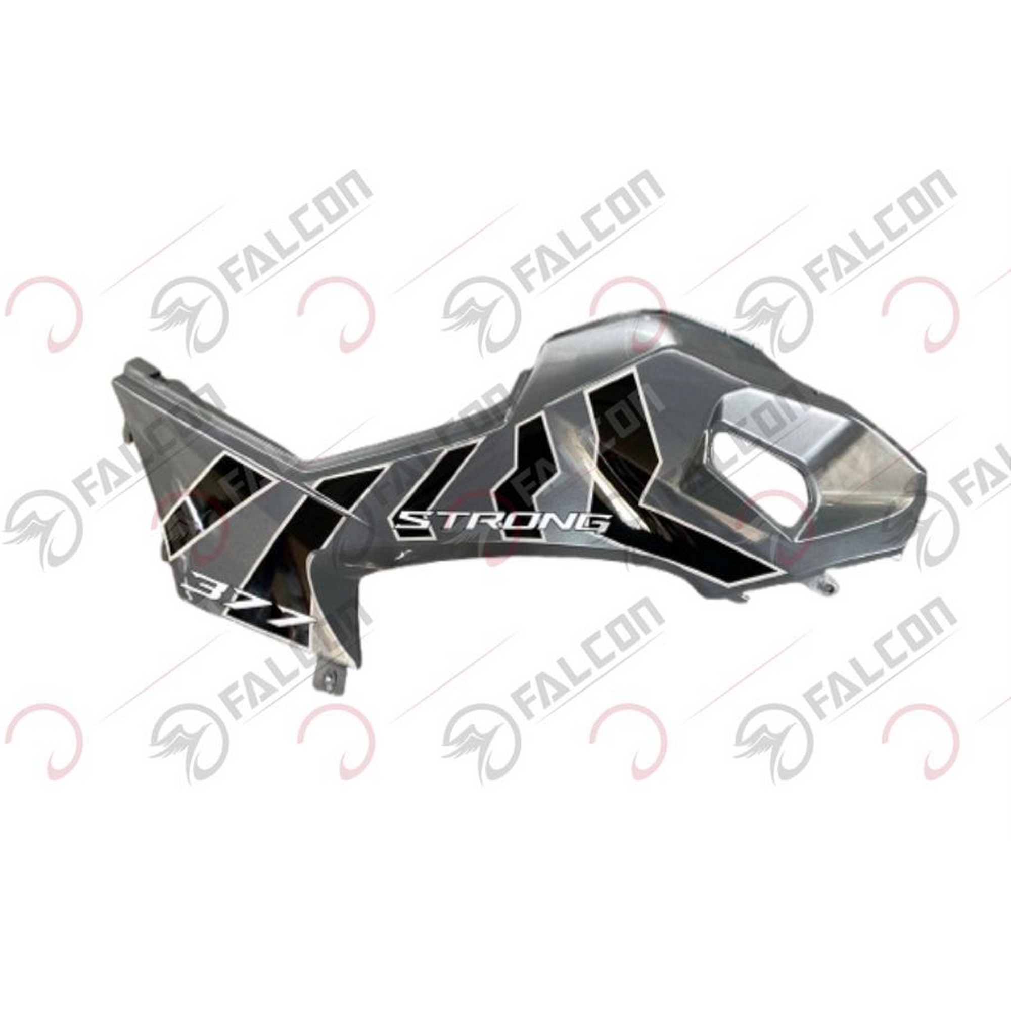 FALCON ATV STRONG 377 ORTA KARENAJ DİZLİK FÜME/SİYAH SOL #ATV377-16-14S