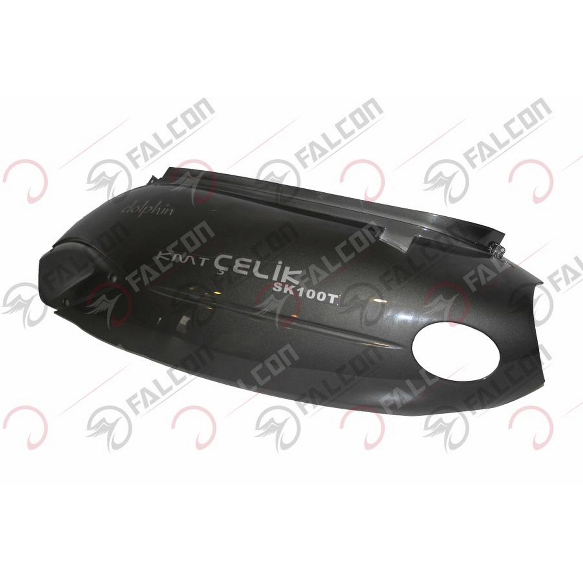 FALCON SCOOTER CELIK ARKA KARENAJ SOL GRİ #CSCT-23-19