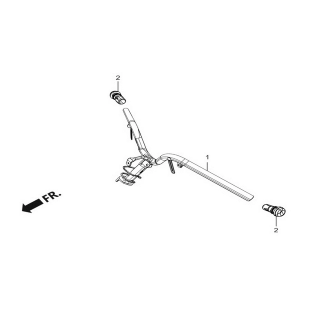 HERO DUET 125 AYNA SAG BORDO #HR125-DTI F03B01 BR