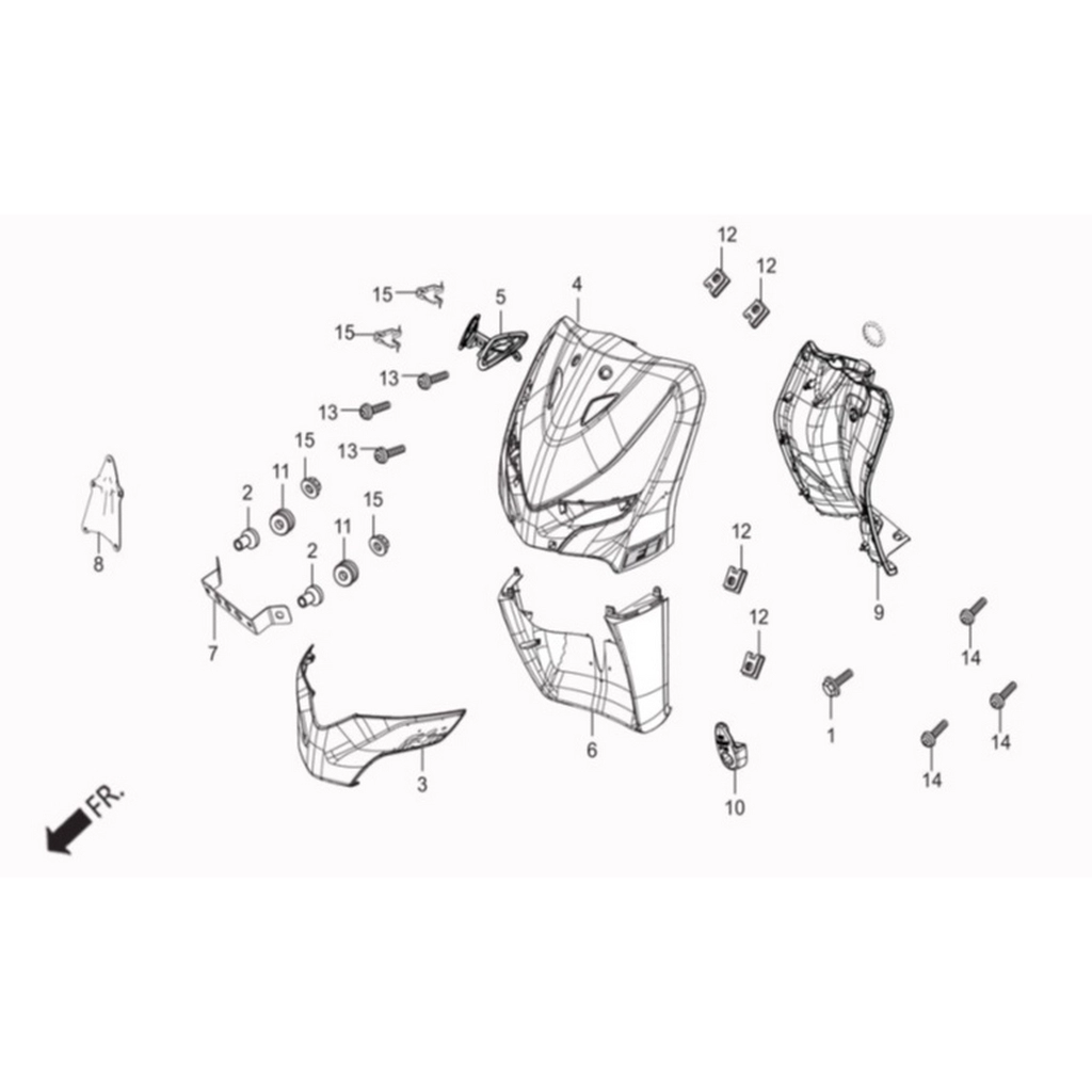 HERO DUET 125 SIPERLIK HAVALANDIRMA #HR125-DTI F0605