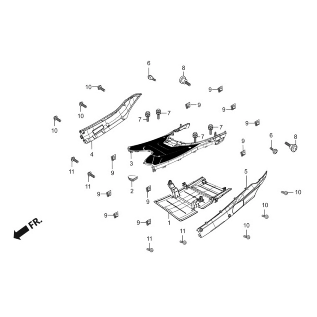HERO DUET 125 DIS GRENAJ CITA ETEK SAG BEYAZ #HR125-DTI F0704 BY