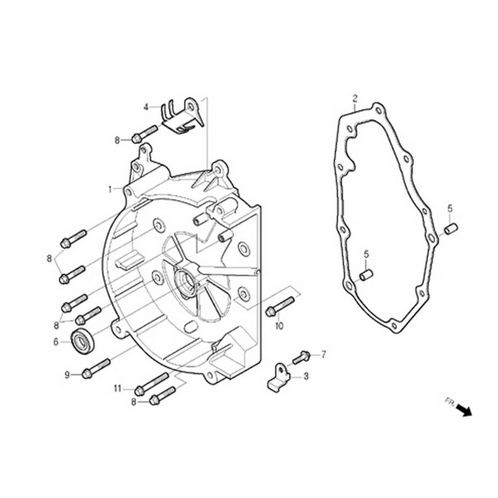 DAELIM SN125 (DL125) MOTOR GOVDE SAG CONTASI #DL125 E0702