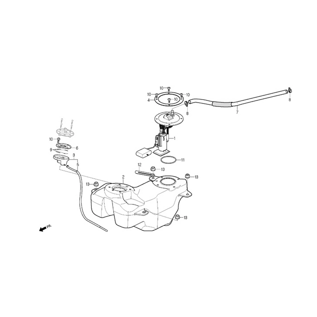 DAELIM SN125 (DL125) YAKIT POMPASI #DL125 F1501