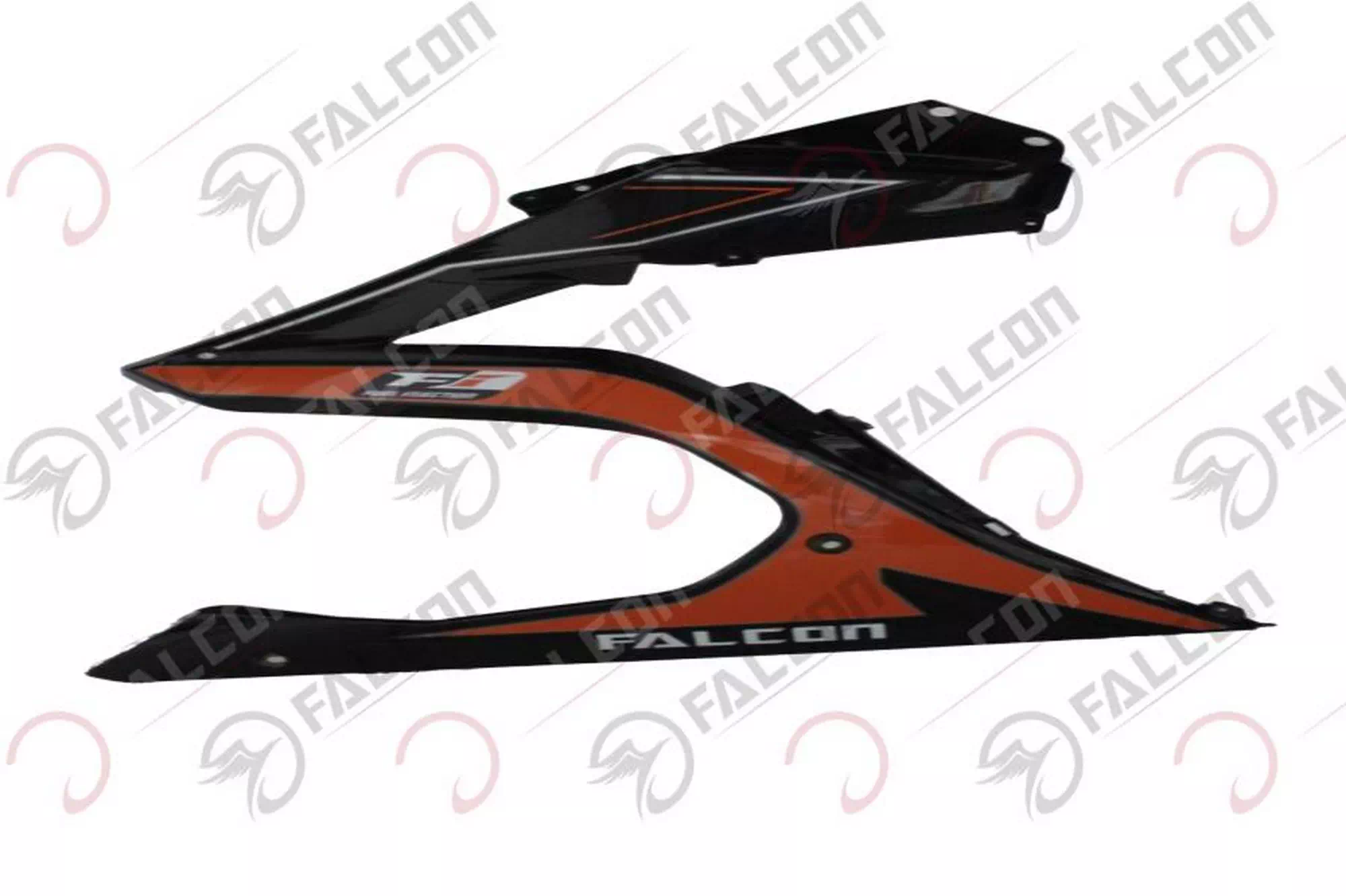 FALCON FR 177 RACING FAR KARENAJI ALT PARÇA TURUNCU BÜYÜK SOL #FR177-08-18