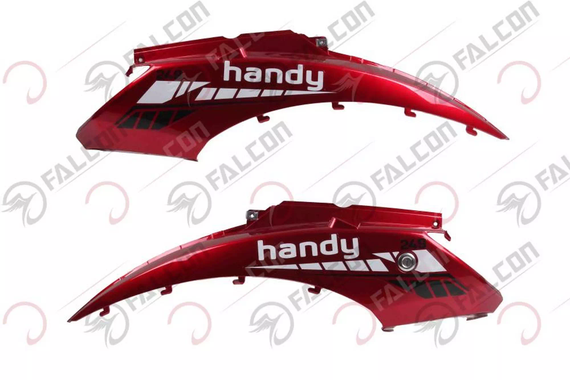 FALCON HANDY 249 (250 W) ARKA KARENAJ SAĞ SOL KIRMIZI TAKIM #HANDY-23-12KTK