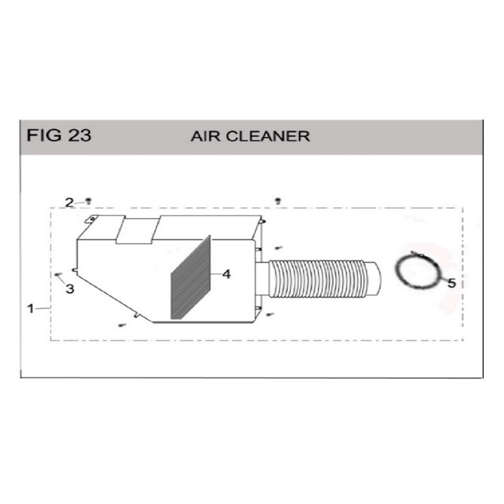 KUBA M150-T HAVA FİLTRESİ [W180] #KM 66099