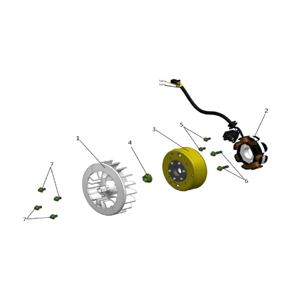 KUBA M150-T STATÖR [W180] #KM 66002
