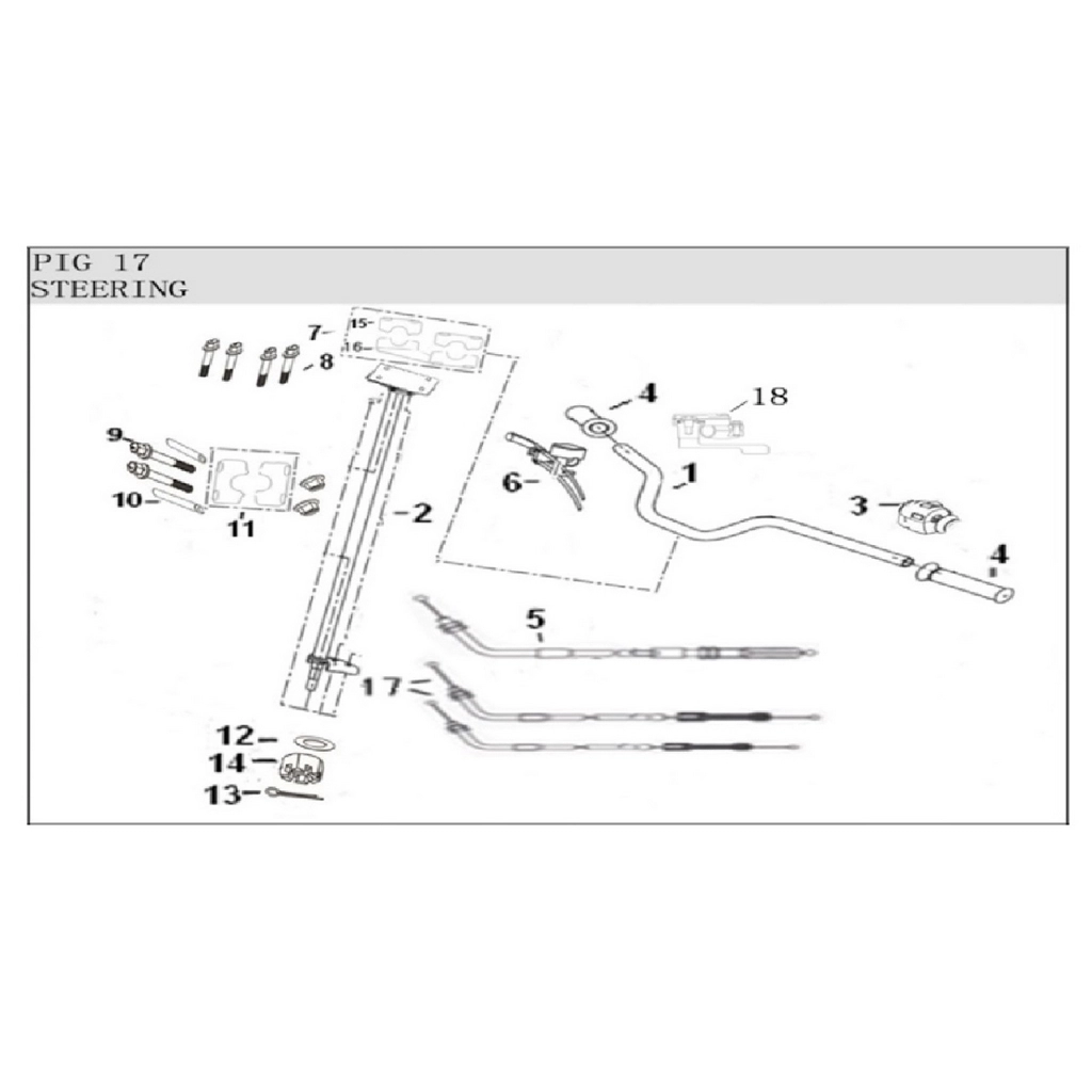 KUBA M150-T DİREKSİYON [W180] #KM 66066