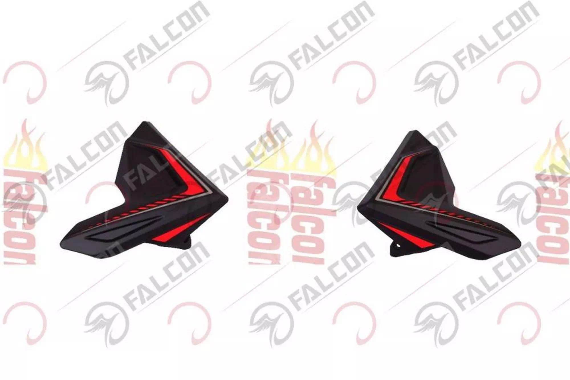 FALCON MEXICO 125 DEPO YAN KARENAJ SAĞ SOL KIRMIZI TAKIM #MXC-16-07KTK