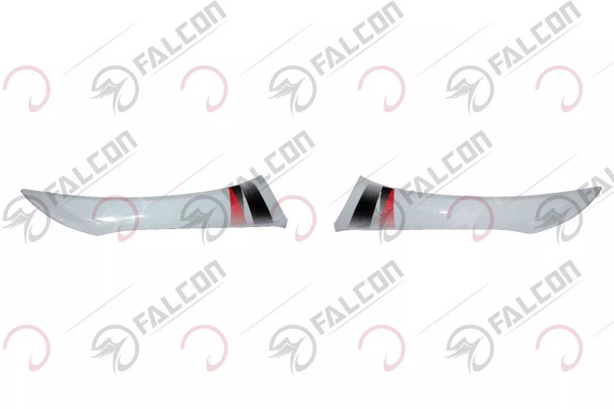 FALCON POWER 2000 DIŞ DİZLİK SAĞ SOL BEYAZ TAKIM #PWR-16-03BTK
