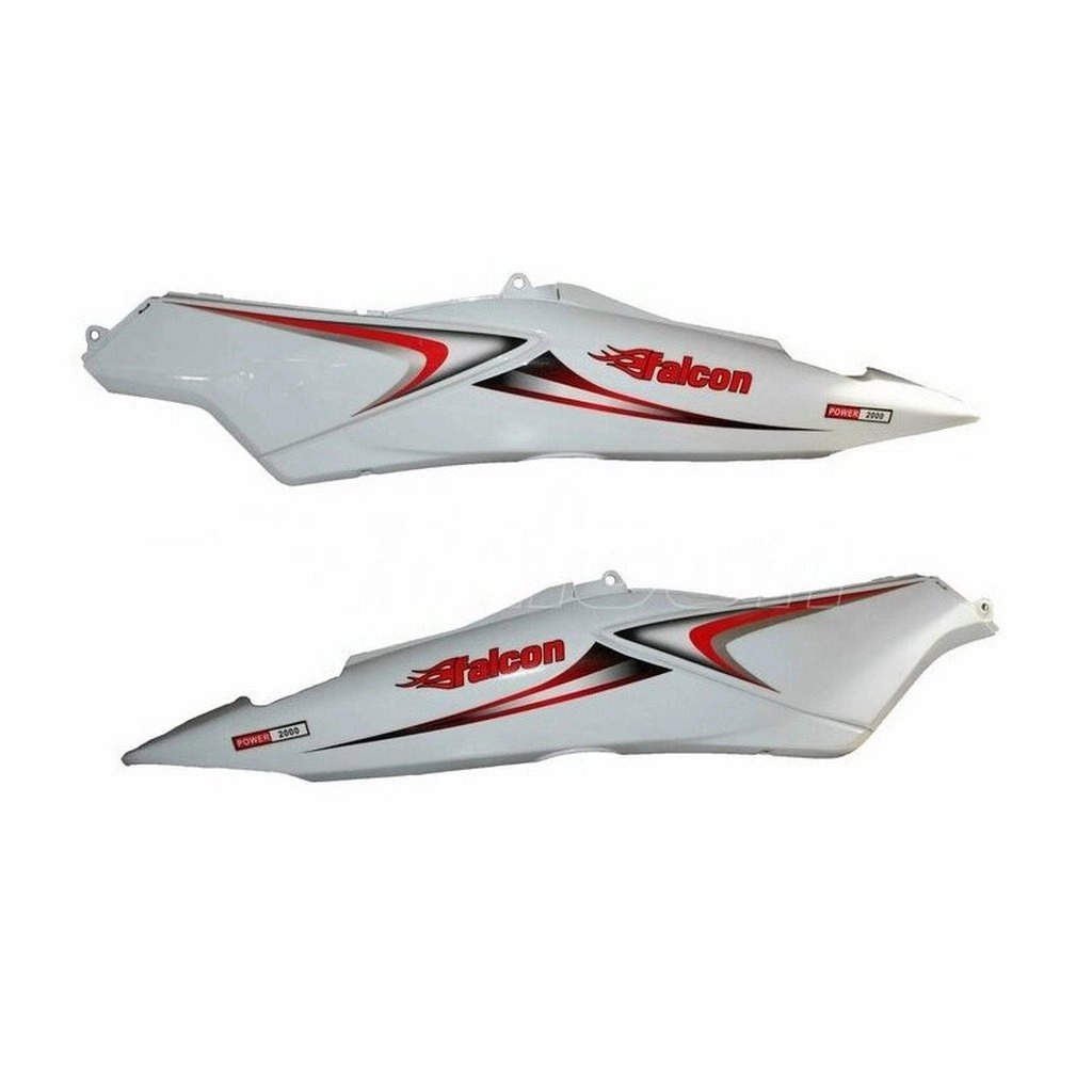 FALCON POWER 2000 ARKA KARENAJ SAĞ SOL TAKIM BEYAZ #PWR-23-11BTK