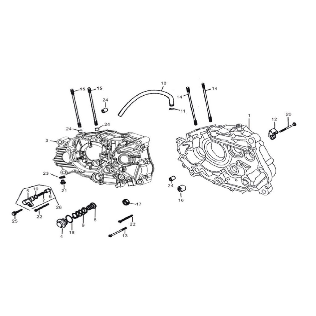 RKS RT250 SİLİNDİR SAPLAMALARI TAKIM #RK 25913