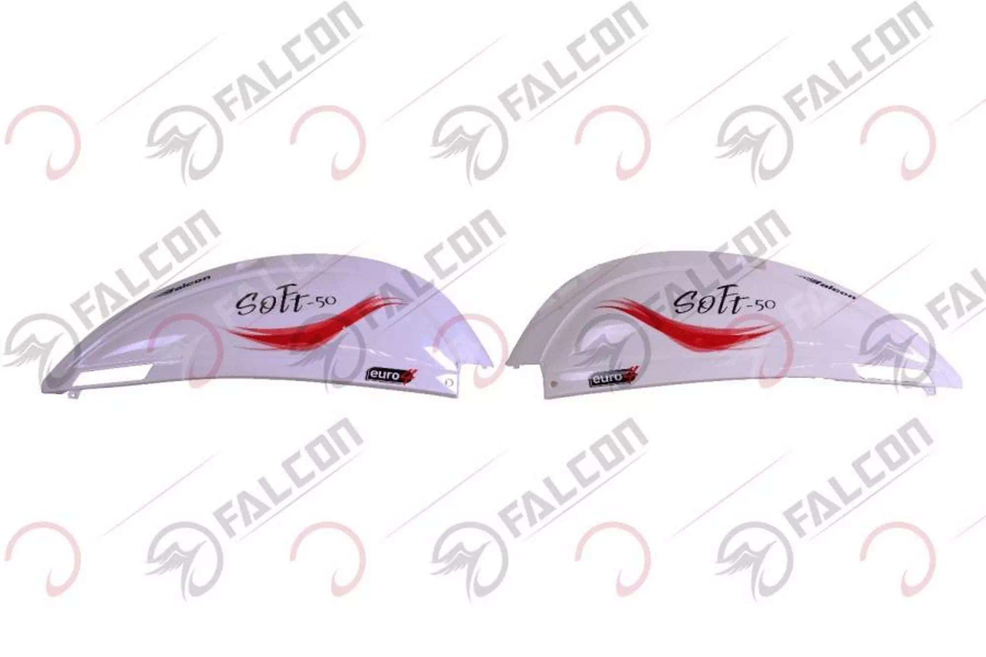FALCON SOFT 50 ARKA KARENAJ SAĞ SOL BEYAZ TAKIM #SOFT-23-04BTK