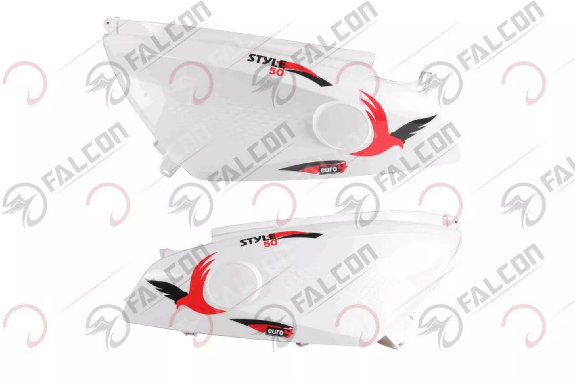 FALCON STYLE 50 ARKA KARENAJ SAĞ SOL BEYAZ TAKIM #STYLE-23-04BTK