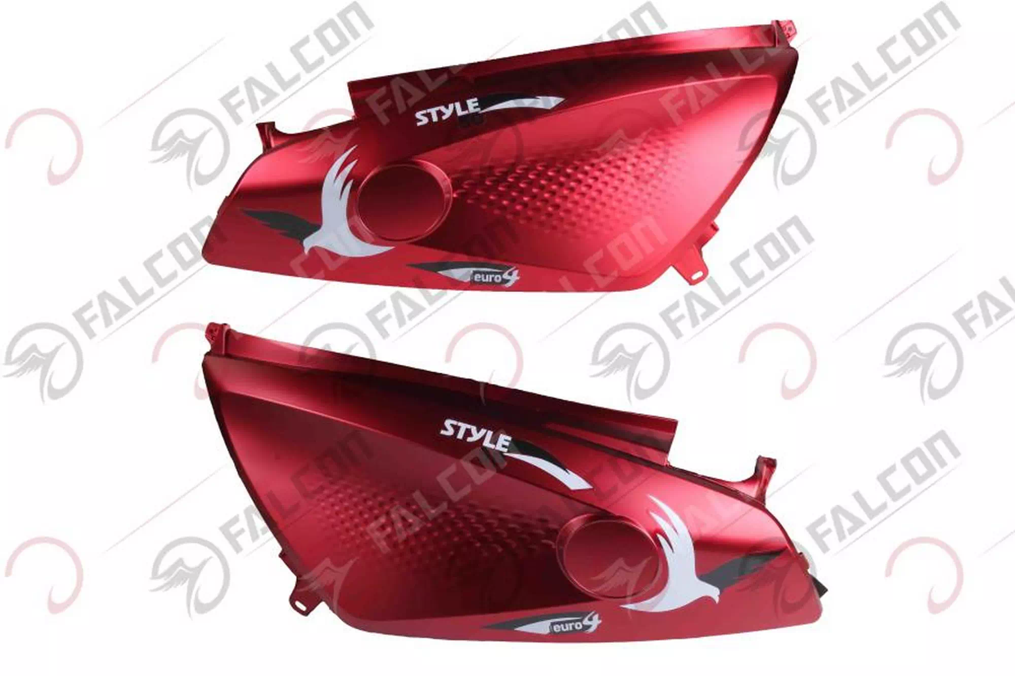 FALCON STYLE 50 ARKA KARENAJ SAĞ SOL KIRMIZI TAKIM #STYLE-23-04KTK