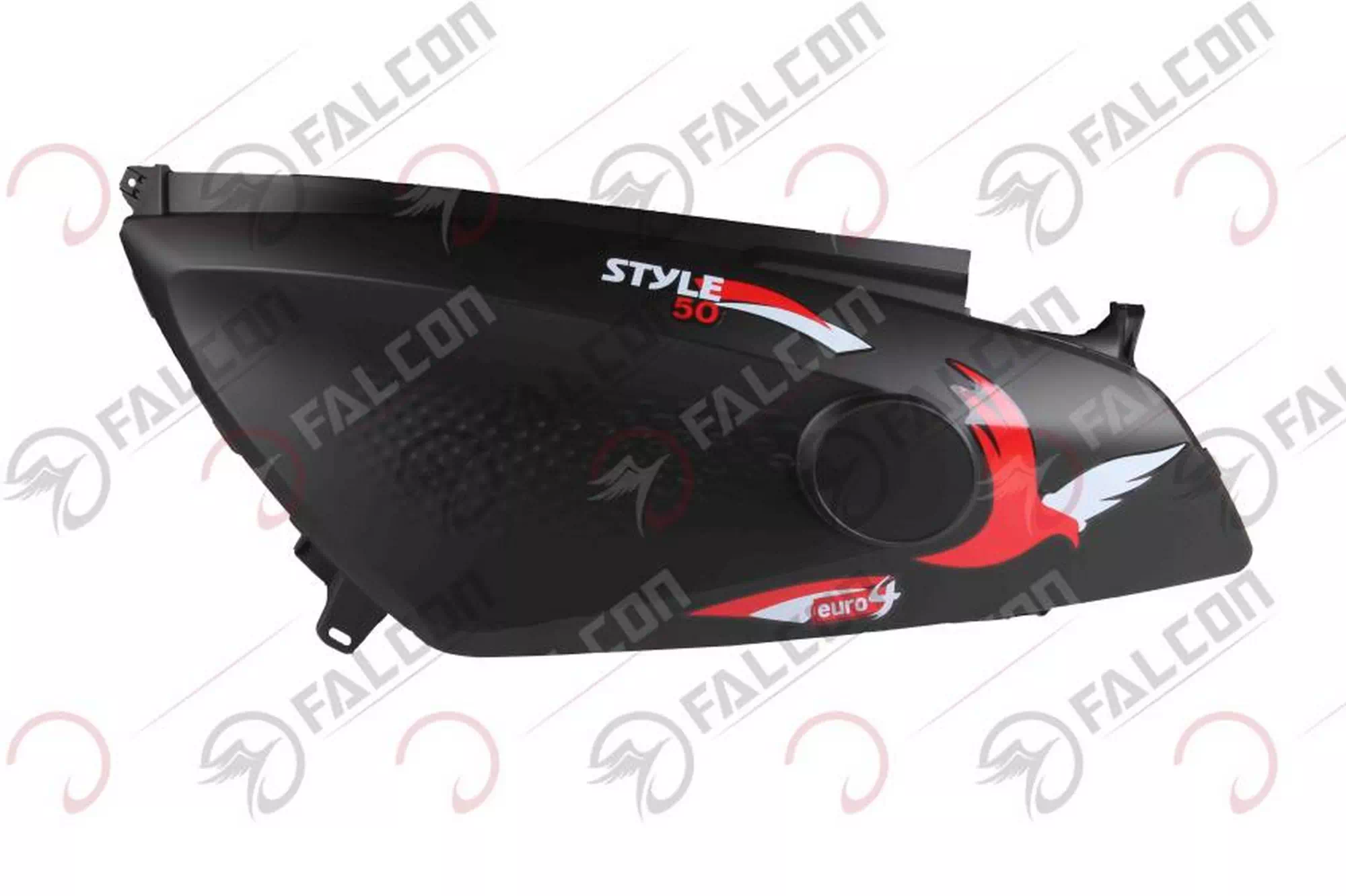 FALCON STYLE 50 ARKA KARENAJ SOL SİYAH #STYLE-23-05S