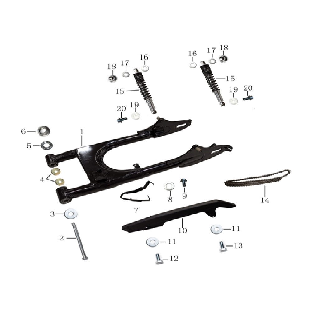 KUBA TK03 MOTOR ZİNCİRİ [GTR50] #KM 73606
