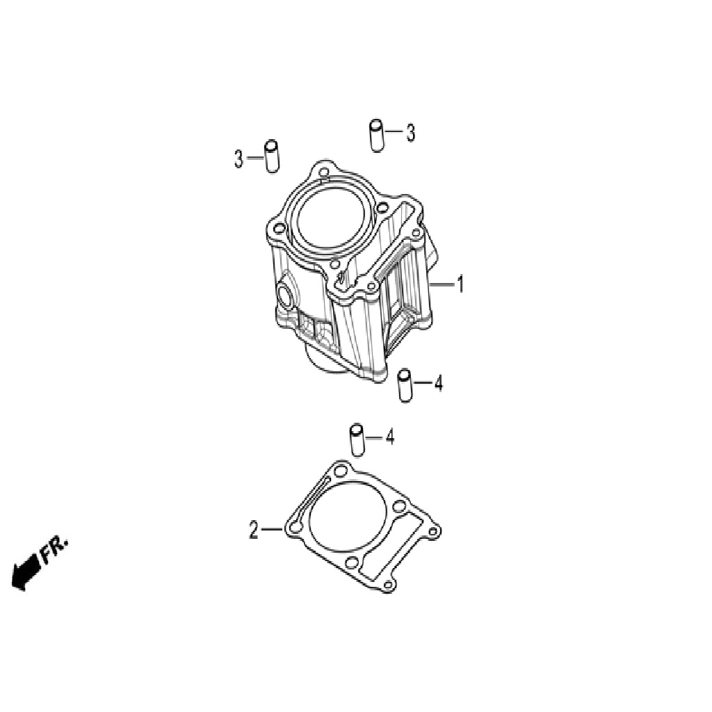 RKS TRV 242 SİLİNDİR CONTASI ALT #RK 32685