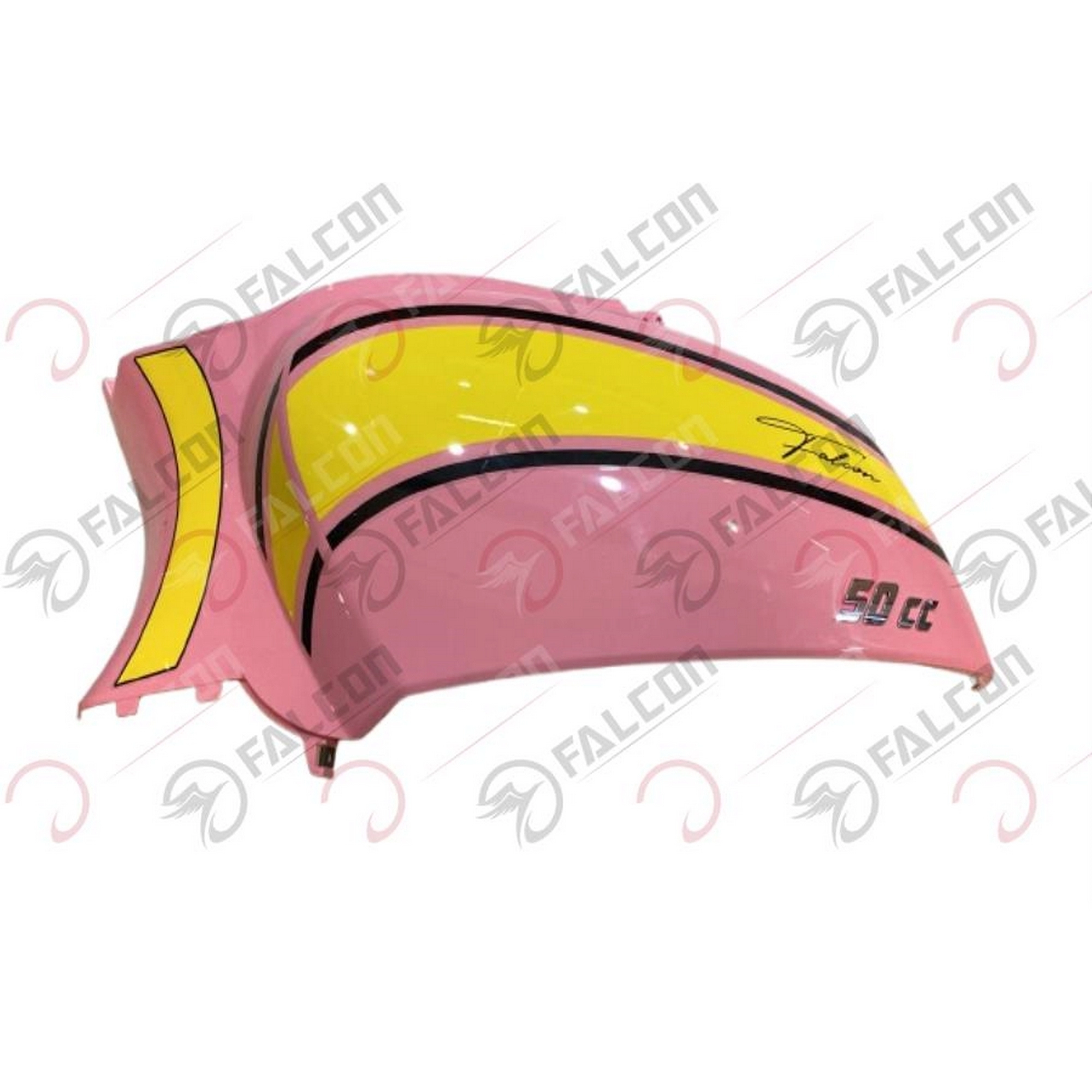 FALCON TURTTLE 50 ARKA KARENAJ SOL SARI/PEMBE #TURTLE-23-12S