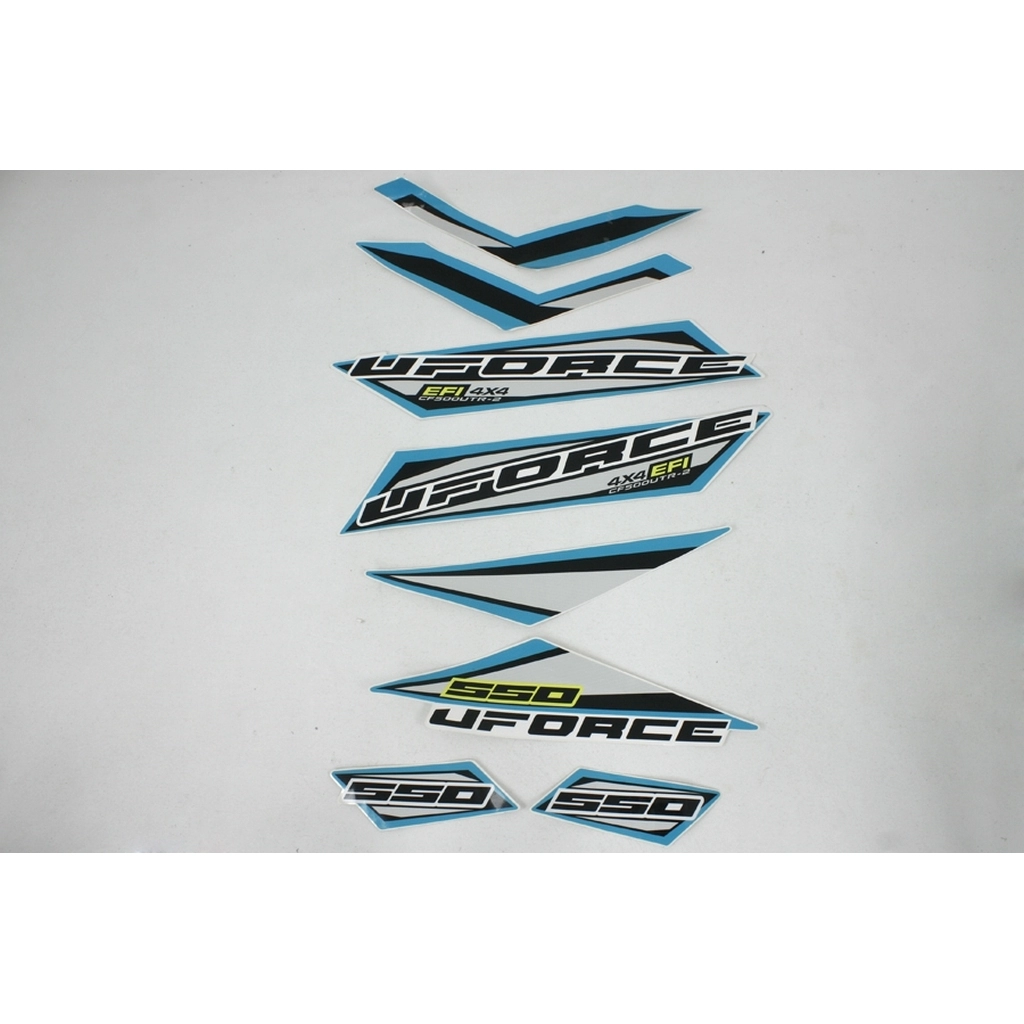 CF MOTO UFORCE 500 (T1B) ETIKET SETI KOMPLE #Y4CFM4020A0076