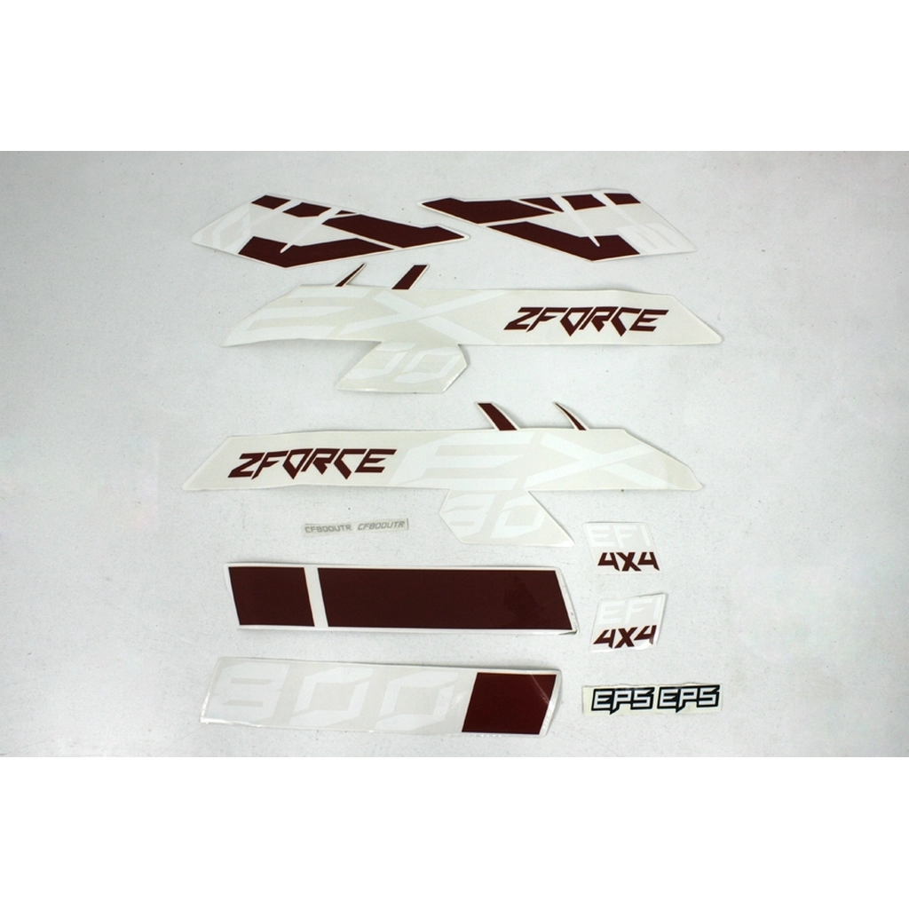 CF MOTO ZFORCE 800 EX EPS (T1B) ETIKET KOMPLE #Y4CFM4024A0060