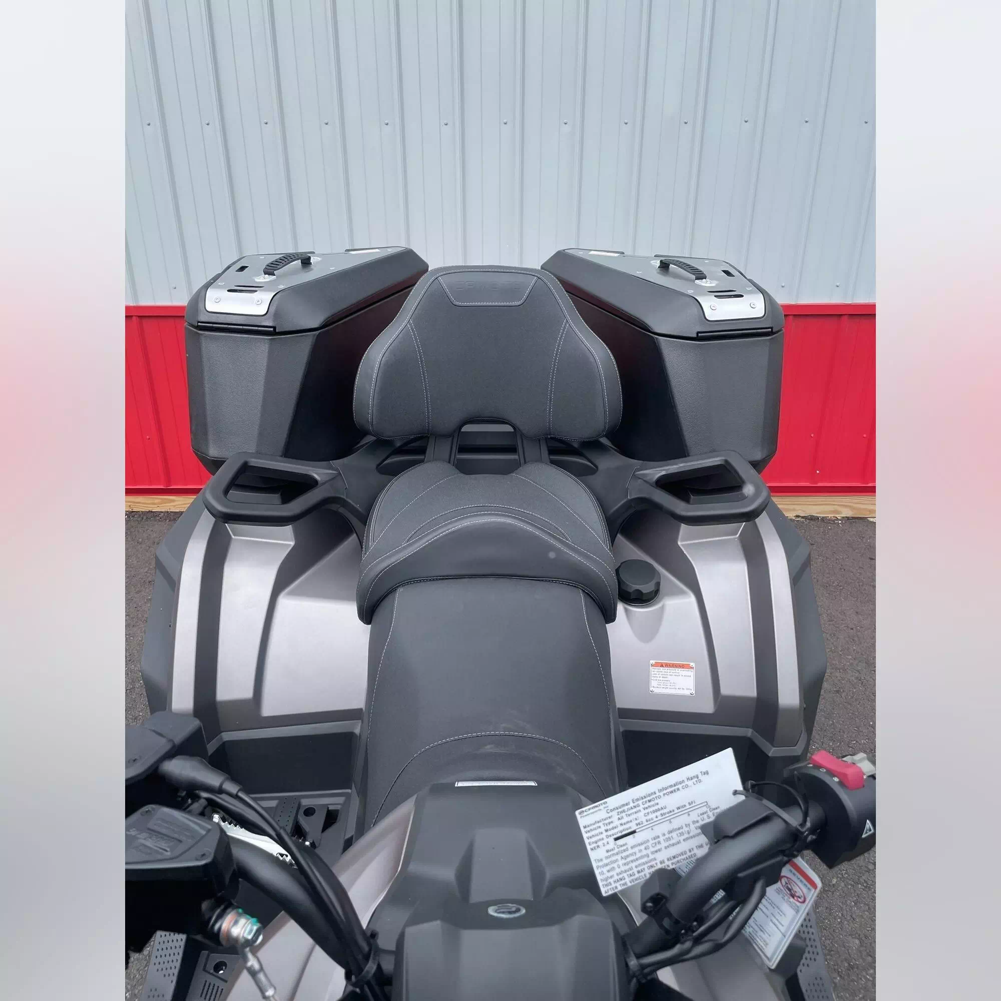 CF MOTO CFORCE 1000 DLX EPS ARKA SELE ve DAYANAGI KOMPLE (SIYAH-GRI) #Y4CFM4029B0004