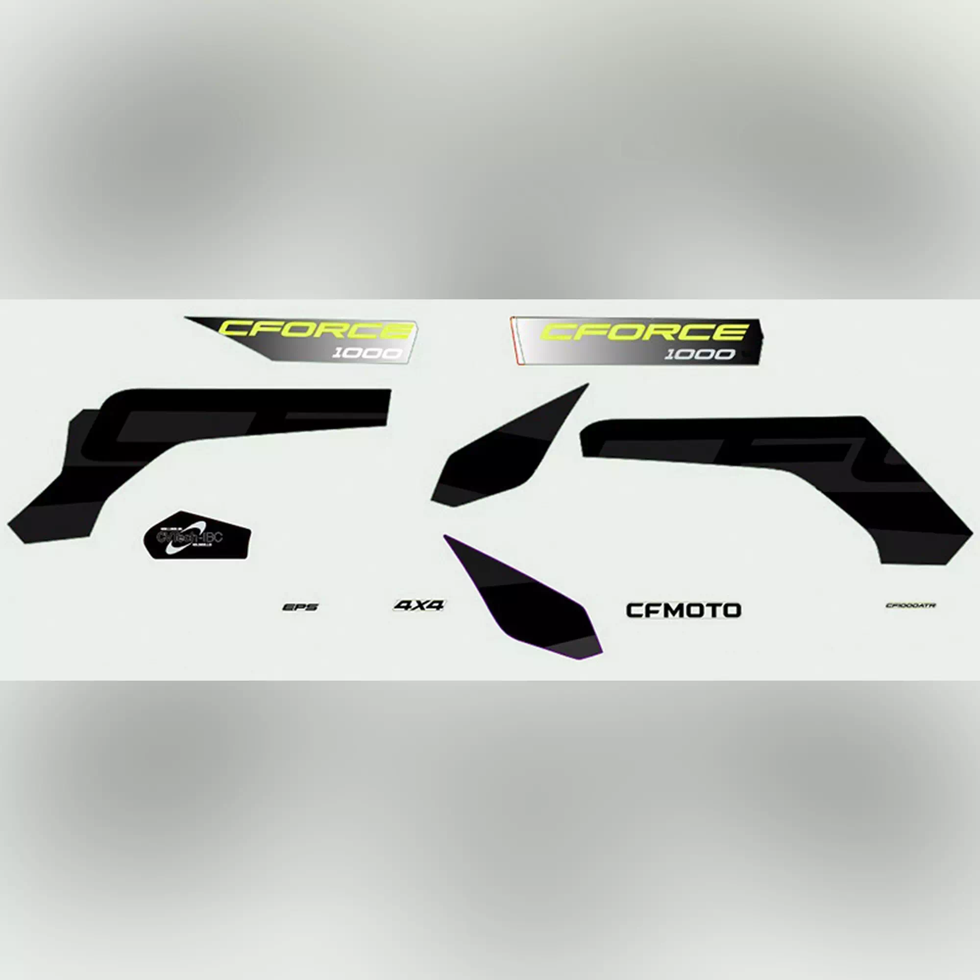 CF MOTO CFORCE 1000 DLX EPS ETIKET SETI (GRI) (2024) #Y4CFM4029B0303