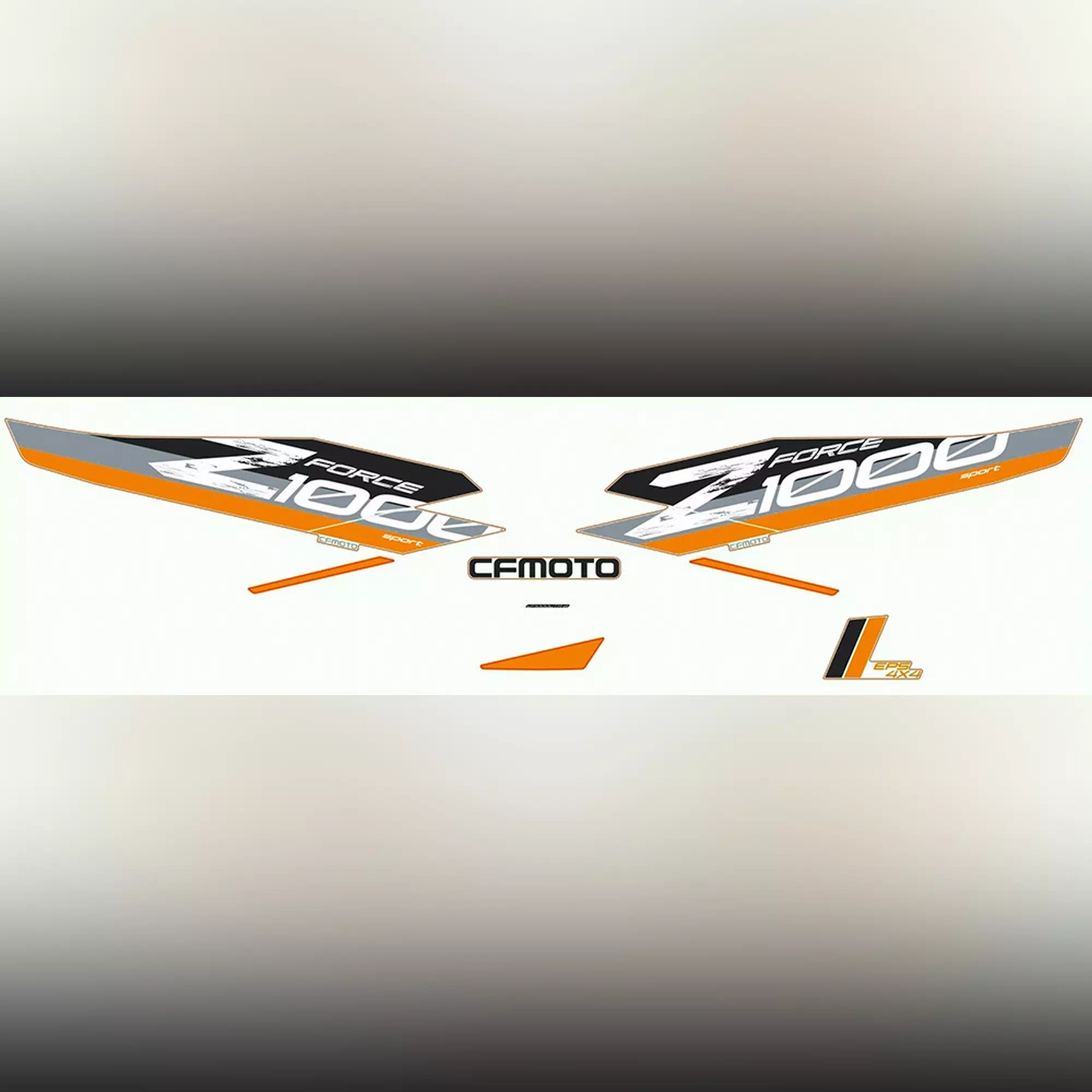 CF MOTO ZFORCE 1000 SPORT (T1B) UTR ETIKET SETI KOMPLE #Y4CFM4031A0188