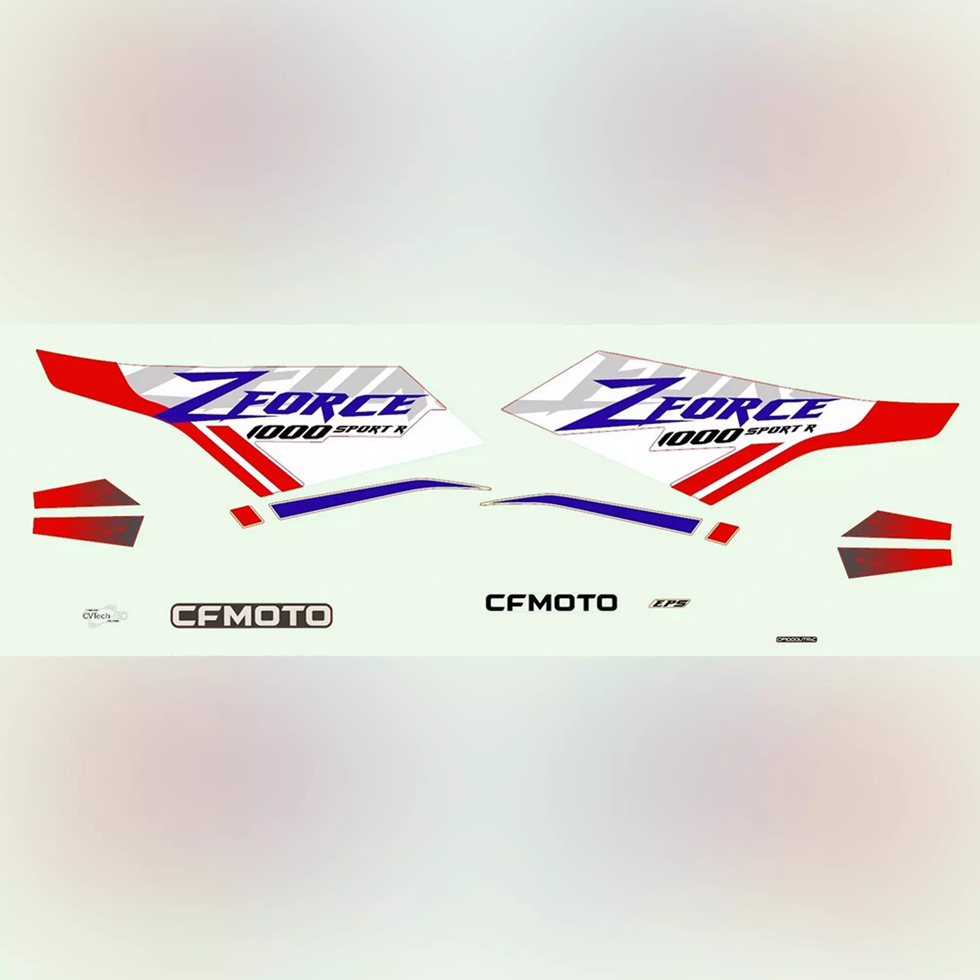 CF MOTO CF1000UTR-C (ZFORCE) 1000SPORT (T1B) ETIKET SETI (BEYAZ) #Y4CFM4049A0089