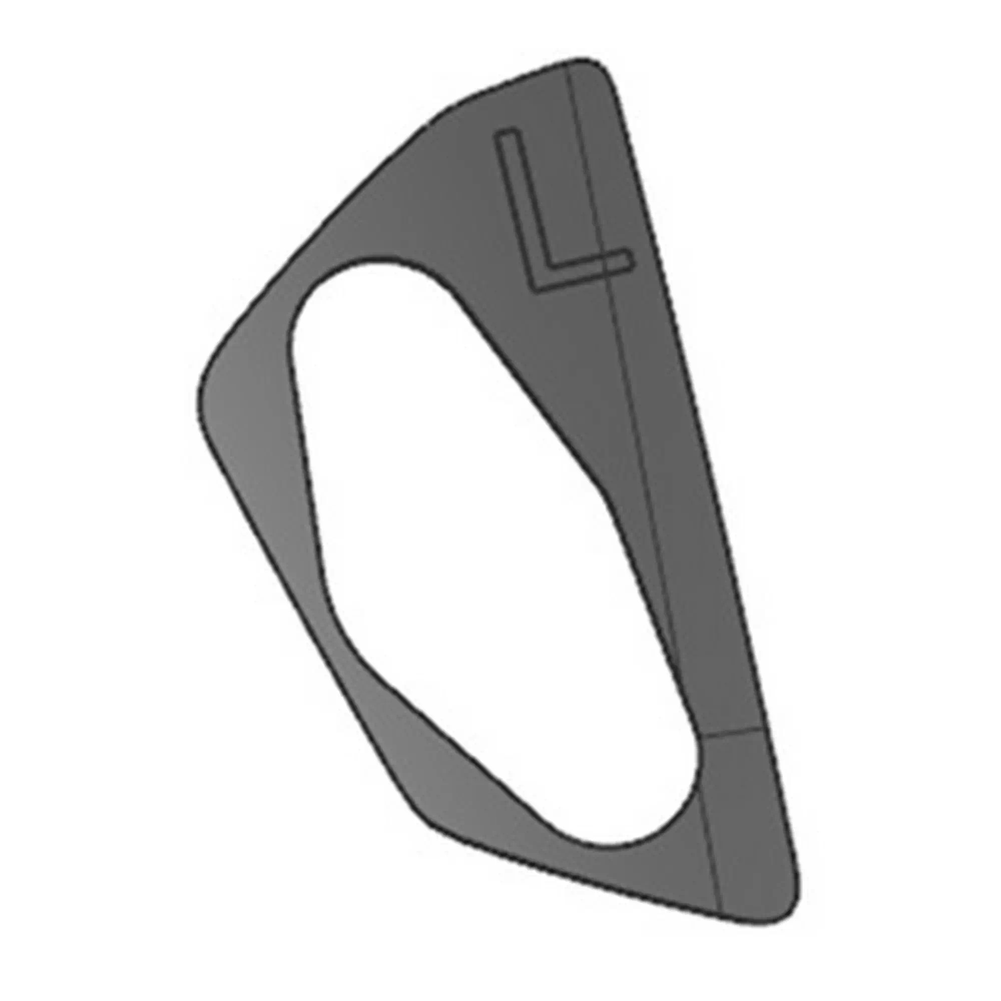 CF MOTO CF 675 SR-R (CF650-10H) AYNA BAGLANTI KAUCUGU SOL #Y4CFM4063A0145