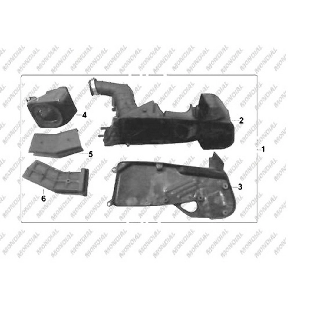MONDIAL 125 ZN KAGIT HAVA FILTRESI #Y4MON0090A0013