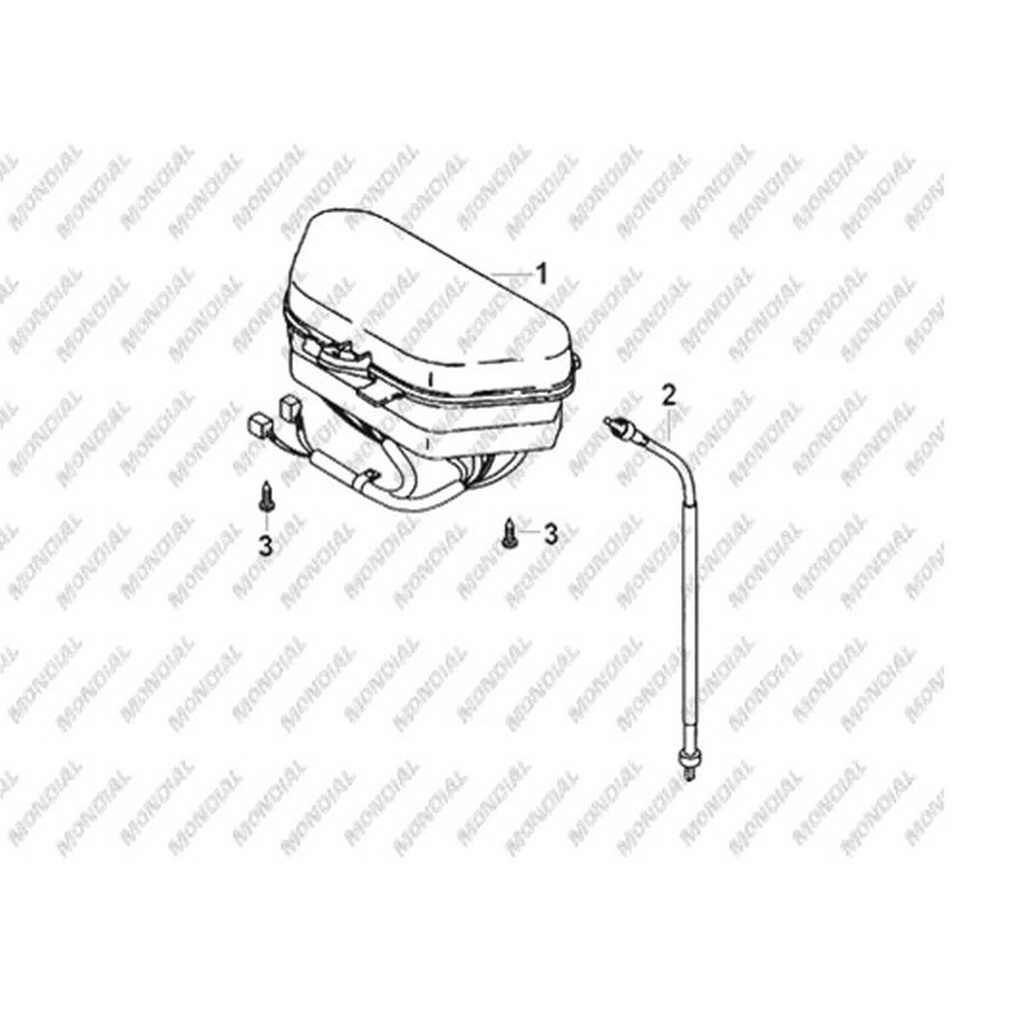 MONDIAL 150 ZAT KILOMETRE TELI KOMPLE #Y4MON0230A0261
