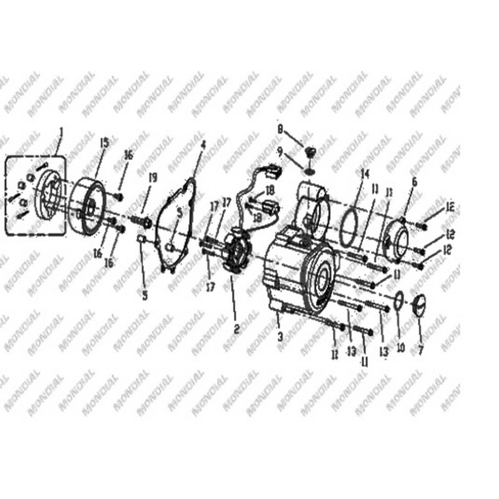 MONDIAL 150 KN ROTOR #Y4MON0260A0071