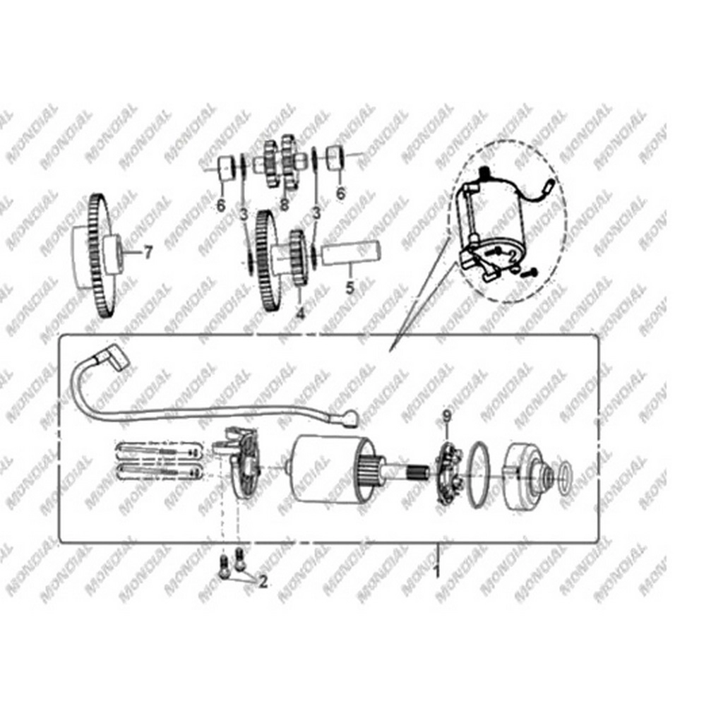 MONDIAL 150 KN ARA DISLI #Y4MON0260A0050