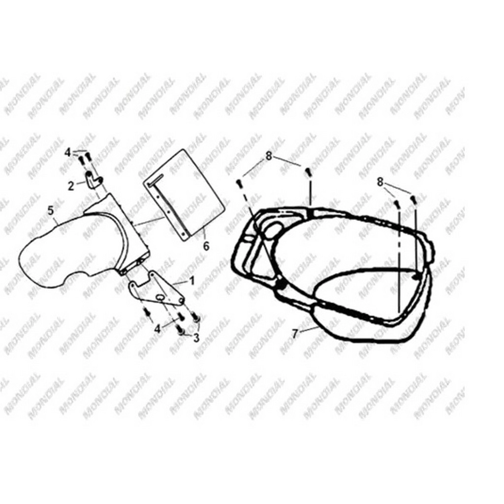 MONDIAL 151 RS SELE ALTI BAGAJ #Y4MON0280A0093