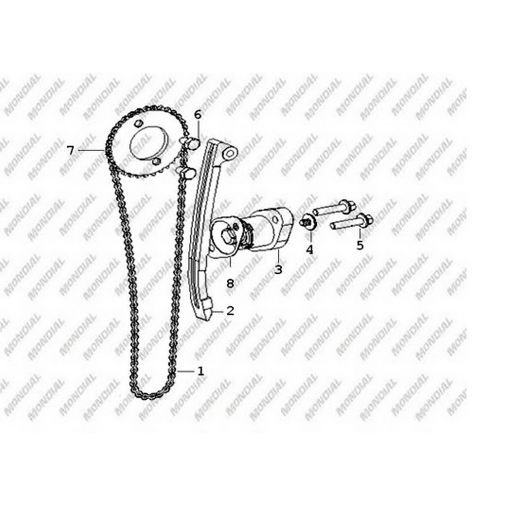 MONDIAL 125 MH (DRIFT) LIFTER TANSIYONER #Y4MON0400A0021